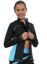 Load image into Gallery viewer, Chloe Noel Princess Seam Jacket - Turquoise