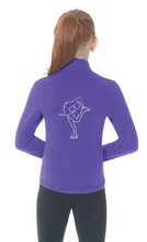 Load image into Gallery viewer, MD24482 Mondor Rhinestone Polartec Jacket Purple - Adult