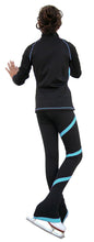 Load image into Gallery viewer, Chloe Noel Princess Seam Crystal Jacket - Turquoise