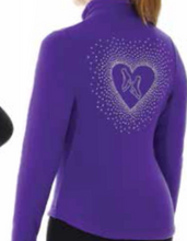 Load image into Gallery viewer, MD34482 Mondor Polartec Rhinestone Jacket Purple