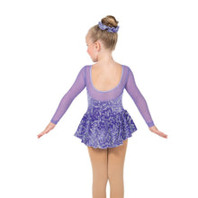 Load image into Gallery viewer, J177/23 Ice Whirl Dress: Crocus Purple