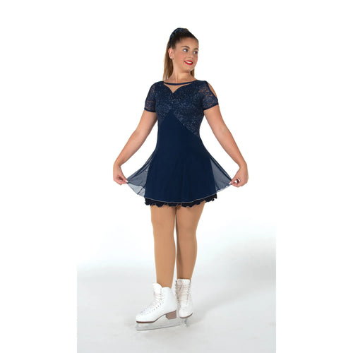 J550/24 Empiresque Dress- NAVY BLUE