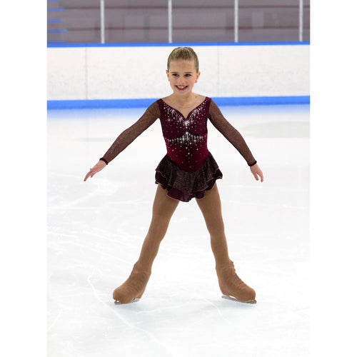 J611/25 Embellishment Dress Wine