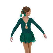 Load image into Gallery viewer, J623/25 Tulip Lace Dress Emerald Green