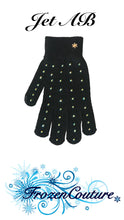 Load image into Gallery viewer, Frozen Couture  Gloves with  Crystals