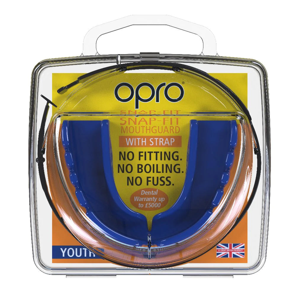 Opro Snap Fit Mouthguard with Strap