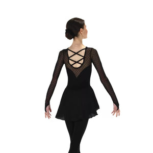 J93/25 Overmesh Dress Black