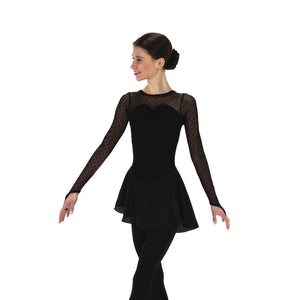 J93/25 Overmesh Dress Black