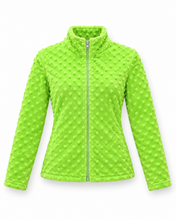 Load image into Gallery viewer, J88/DL ChloeNoel Fluffy Green Jacket SALE