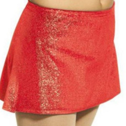 MD2838 Mondor Red Glitter Skirt