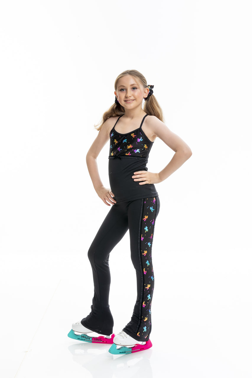 Frozen Couture Rainbow Disco Unicorn Singlet Top - Child