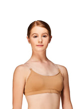 Load image into Gallery viewer, Mondor Bra with Clear Back and Shoulder Straps - Caramel