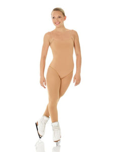 Mondor Sleeveless Body Liner with Clear Straps - Caramel
