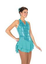 Load image into Gallery viewer, J244/18 Tiffany Blue Sequin Garden Dress