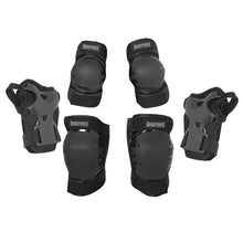 Load image into Gallery viewer, Rampage Knee, Elbow and Wrist Pad Set - Black