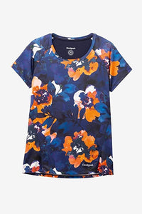Desigual Sport T-shirt - Camo Flower