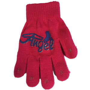 Youth Magic Stretch Gloves with Angel Skate Logo