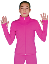 Load image into Gallery viewer, ChloeNoel Elite Fleece Fitted Jacket - Candy Pink