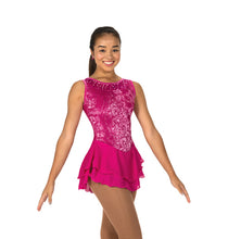 Load image into Gallery viewer, J085/17 Deep Pink Sweep of Sequins Dress