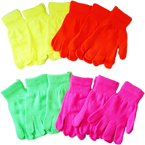 Neon Magic Stretch Gloves