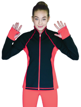 Load image into Gallery viewer, ChloeNoel Colour Contrast Jacket - Coral