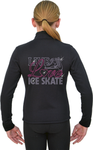 J11X ChloeNoel Crystal Live Love Skating Jacket