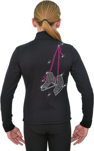 J11X ChloeNoel Crystal Skate Lace Fuchsia  Jacket