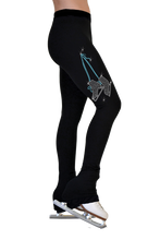 Load image into Gallery viewer, P86X ChloeNoel Skate Lace Turquoise Pants