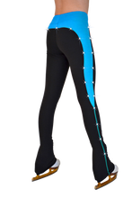 Load image into Gallery viewer, ChloeNoel Crystal Supplex Rider Pants - Turquoise