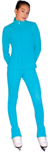 ChloeNoel Elite Solid Colour Pants Ribbon Blue