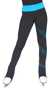 ChloeNoel Crystal Colour Pants Turquoise