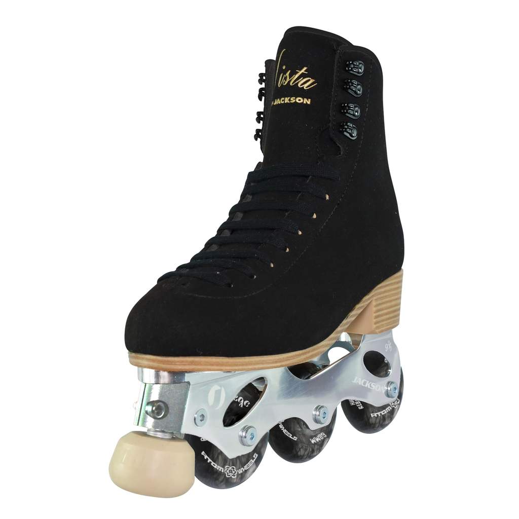 PA500/Jackson Atom Women's Inline Figure Skates - Black Vista