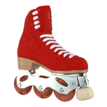 Load image into Gallery viewer, PA500/Jackson Atom Women&#39;s Inline Figure Skates - Red Vista