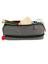Load image into Gallery viewer, Pencil Case- Grey/Red