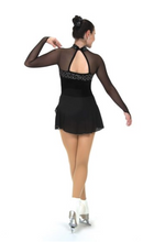 Load image into Gallery viewer, J610/22 Crystal Fanfare Dress in Black