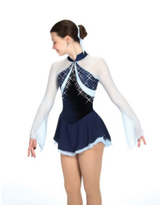 J620/22 Ice and Indigo Dress