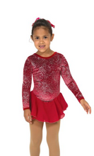 Load image into Gallery viewer, J661/22 All A-swirl Dress Garnet Red